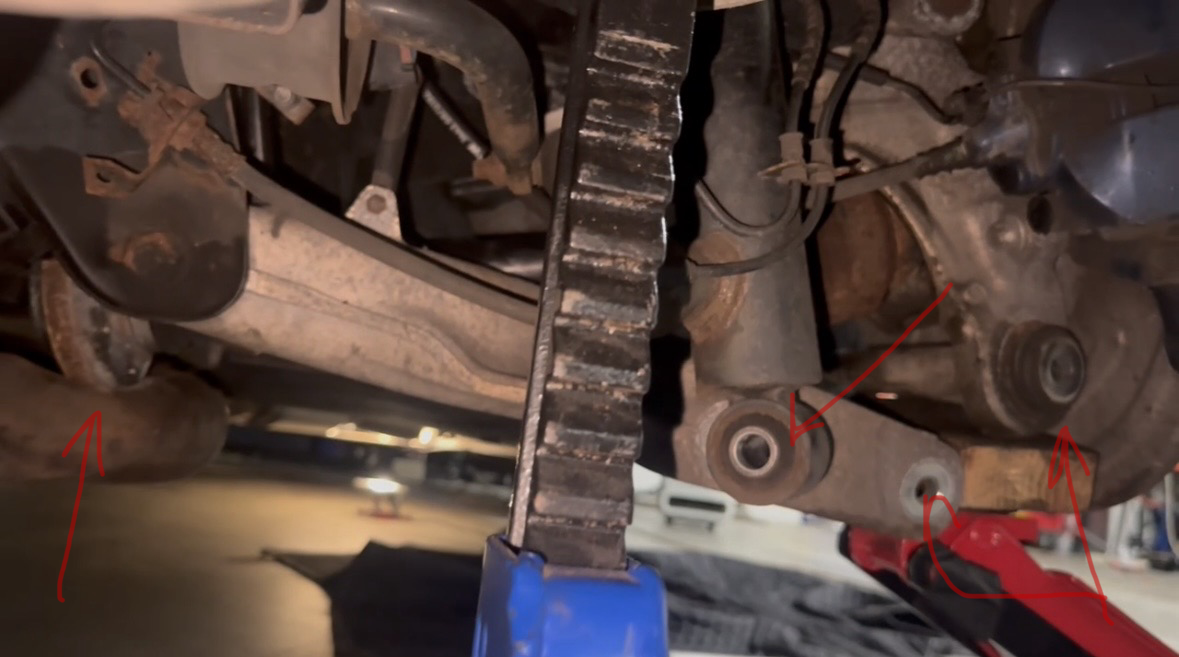Upper control arm — step B reference